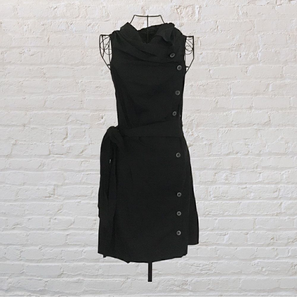 LA Made Sleeveless Cowl Neck Dress NWT